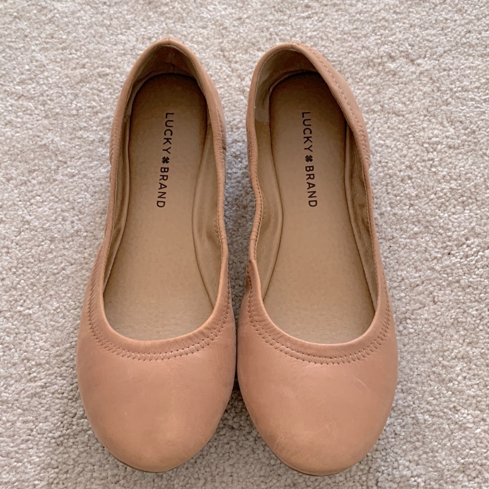 Lucky Brand - Tan Ballet Flats